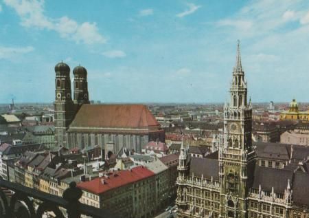 München - Rathaus vom Alten Peter - ca. 1985 München - Rathaus vom Alten Peter - ca. 1985