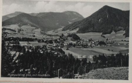 Ruhpolding - mit Hochfelln - ca. 1955 Ruhpolding - mit Hochfelln - ca. 1955
