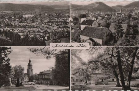 Friedrichroda - 4 Teilbilder - ca. 1960 Friedrichroda - 4 Teilbilder - ca. 1960