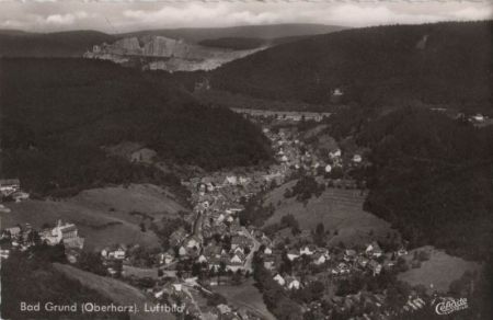 Bad Grund - Luftbild - 1965 Bad Grund - Luftbild - 1965