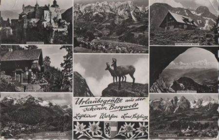 Österreich - Werfen - u.a. Höhleneingang - 1961 Österreich - Werfen - u.a. Höhleneingang - 1961