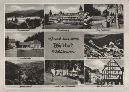 Bad Wildungen - u.a. Am Marktplatz - 1962 Bad Wildungen - u.a. Am Marktplatz - 1962