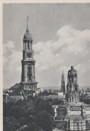 Hamburg - Bismarckdenkmal - 1937 Hamburg - Bismarckdenkmal - 1937
