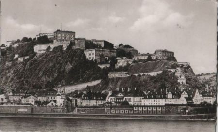 Koblenz - Der Ehrenbreitstein - 1967 Koblenz - Der Ehrenbreitstein - 1967