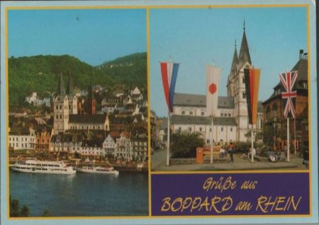 Boppard - mit 2 Bildern - ca. 1985 Boppard - mit 2 Bildern - ca. 1985