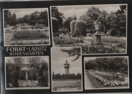 Forst - u.a. Stadion und Wasserturm - 1967 Forst - u.a. Stadion und Wasserturm - 1967