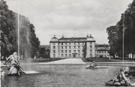 Schwetzingen - Schloß mit Arion - ca. 1960 Schwetzingen - Schloß mit Arion - ca. 1960