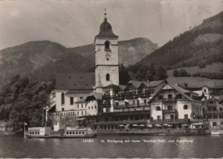 Österreich - St. Wolfgang - mit Hotel Weißes Rössl - 1964 Österreich - St. Wolfgang - mit Hotel Weißes Rössl - 1964