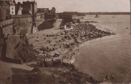 Frankreich - Saint-Malo - La Plage - 1928 Frankreich - Saint-Malo - La Plage - 1928