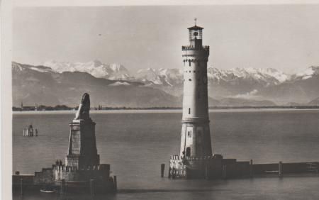 Lindau - Hafenausfahrt - ca. 1955 Lindau - Hafenausfahrt - ca. 1955
