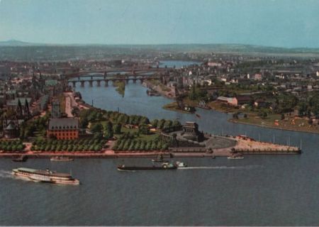 Koblenz - Deutsches Eck - ca. 1970 Koblenz - Deutsches Eck - ca. 1970