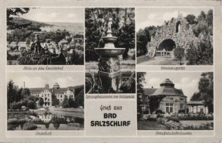 Bad Salzschlirf - u.a. Bonifatiusbrunnen - 1959 Bad Salzschlirf - u.a. Bonifatiusbrunnen - 1959