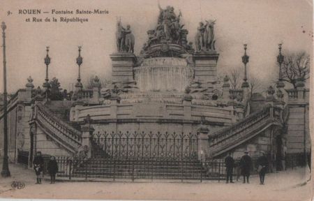 Frankreich - Rouen - Fontaine Sainte-Marie - 1918 Frankreich - Rouen - Fontaine Sainte-Marie - 1918