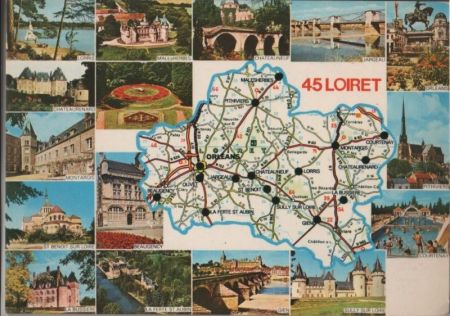 Frankreich - Departement Loiret - mit 16 Bildern - ca. 1980 Frankreich - Departement Loiret - mit 16 Bildern - ca. 1980