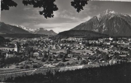 Schweiz - Spiez - Blümlisalp, Altels, Niesen - ca. 1960 Schweiz - Spiez - Blümlisalp, Altels, Niesen - ca. 1960