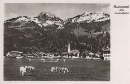 Bayrischzell - mit Wendelstein - 1966 Bayrischzell - mit Wendelstein - 1966