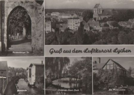 Lychen - u.a. Friedrich-Ebert-Park - 1984 Lychen - u.a. Friedrich-Ebert-Park - 1984