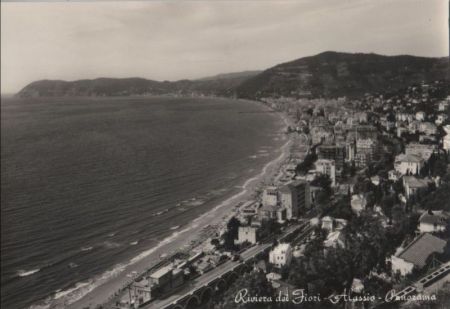 Italien - Alassio - Panorama - ca. 1960 Italien - Alassio - Panorama - ca. 1960