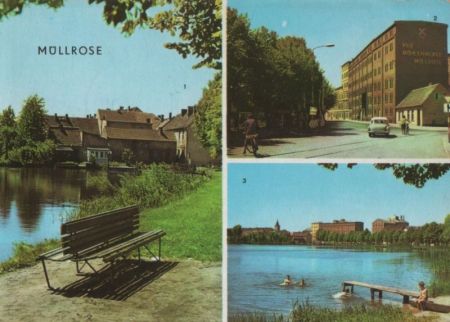 Müllrose - u.a. Blick von der Seepromenade - 1976