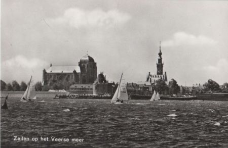 Niederlande - Veerse meer - Zeilen - ca. 1960 Niederlande - Veerse meer - Zeilen - ca. 1960