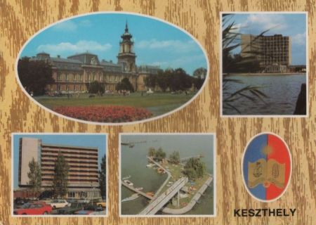 Ungarn - Keszthely - mit 4 Bildern - ca. 1980 Ungarn - Keszthely - mit 4 Bildern - ca. 1980