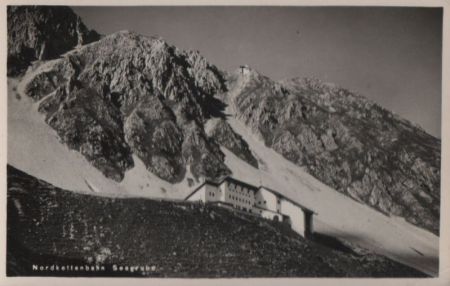 Österreich - Innsbrucker Nordkettenbahn - Seegrube - 1952 Österreich - Innsbrucker Nordkettenbahn - Seegrube - 1952