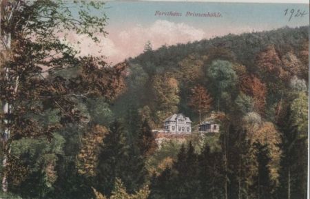 Hartenstein, Forsthaus Prinzenhöhle - ca. 1920 Hartenstein, Forsthaus Prinzenhöhle - ca. 1920