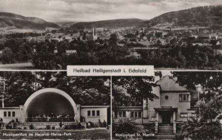 Heiligenstadt - u.a. Musikpavillon - ca. 1960 Heiligenstadt - u.a. Musikpavillon - ca. 1960