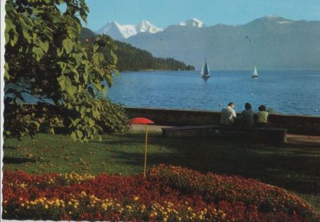 Österreich - Oberhofen - Strandpromenade - 1967 Österreich - Oberhofen - Strandpromenade - 1967