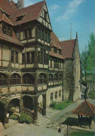 Coburg - Veste, Erster Burghof mit Fürstenbau - ca. 1980 Coburg - Veste, Erster Burghof mit Fürstenbau - ca. 1980