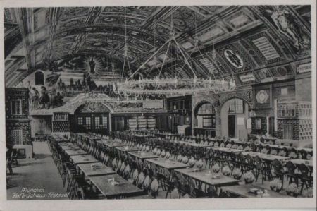 München - Hofbräuhaus, Festsaal - 1949 München - Hofbräuhaus, Festsaal - 1949