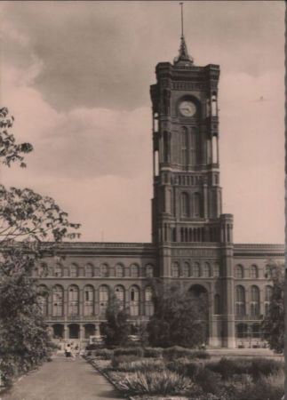 Berlin-Mitte, Rotes Rathaus - 1963 Berlin-Mitte, Rotes Rathaus - 1963