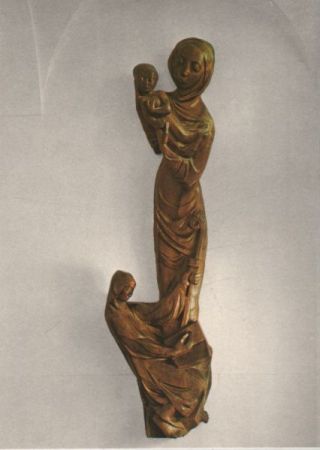 Schweiz - Engelberg - Benediktiner-Abtei, Madonna - ca. 1985 Schweiz - Engelberg - Benediktiner-Abtei, Madonna - ca. 1985