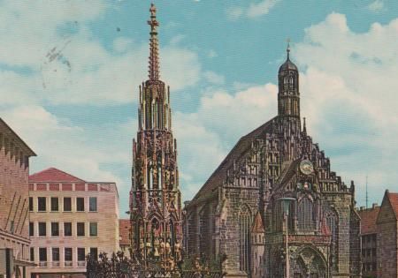 Nürnberg - Hauptmarkt - 1960 Nürnberg - Hauptmarkt - 1960