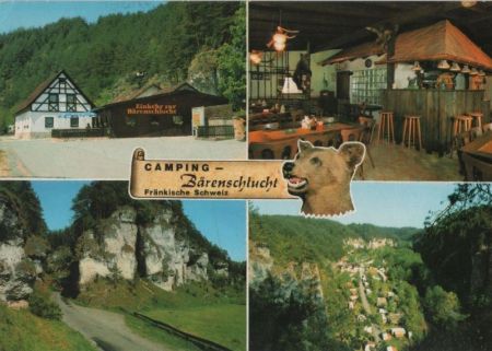Pottenstein - Campingplatz Bärenschlucht - 1987 Pottenstein - Campingplatz Bärenschlucht - 1987
