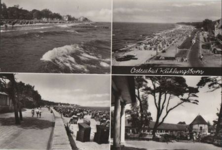 Kühlungsborn - 4 Teilbilder - 1973 Kühlungsborn - 4 Teilbilder - 1973
