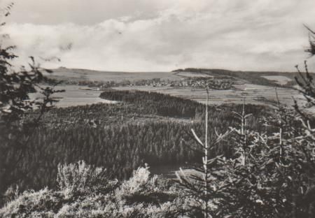 Waffenrod - Blick n. Schnett u. Kahlberg - 1968 Waffenrod - Blick n. Schnett u. Kahlberg - 1968