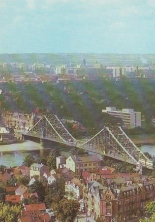 Dresden - Blick zum Blauen Wunder - 1980 Dresden - Blick zum Blauen Wunder - 1980