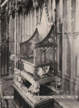 Großbritannien - London - Westminster Abbey, Coronation Chair - 1972 Großbritannien - London - Westminster Abbey, Coronation Chair - 1972