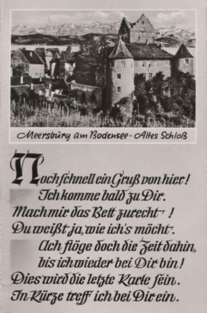 Meersburg - Altes Schloß - 1962 Meersburg - Altes Schloß - 1962