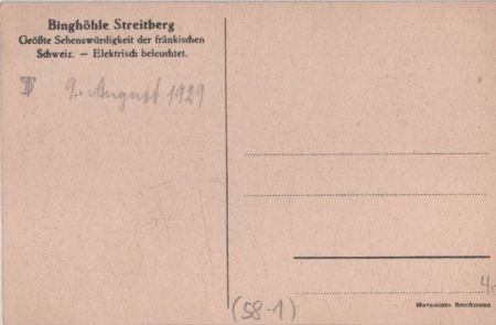 Wiesenttal, Streitberg - Binghöhle Wiesenttal, Streitberg - Binghöhle