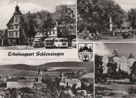 Schleusingen - mit 4 Bildern - ca. 1975 Schleusingen - mit 4 Bildern - ca. 1975