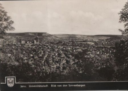 Jena - Blick von den Sonnenbergen - 1973 Jena - Blick von den Sonnenbergen - 1973