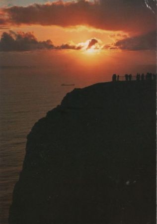 Norwegen - Nordkapp - Nordkap - Mitternachtssonne - 1978 Norwegen - Nordkapp - Nordkap - Mitternachtssonne - 1978