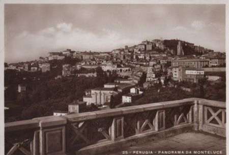 Italien - Perugia - Panorama da Monteluce - ca. 1960 Italien - Perugia - Panorama da Monteluce - ca. 1960