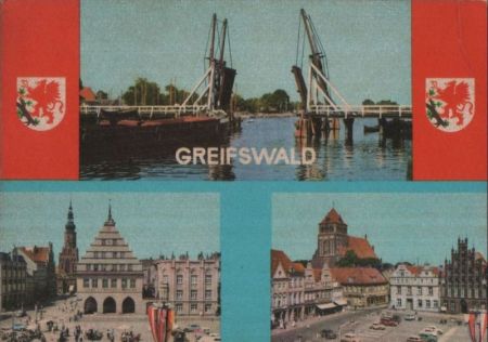 Greifswald - u.a. Wiecker Brücke - 1966 Greifswald - u.a. Wiecker Brücke - 1966