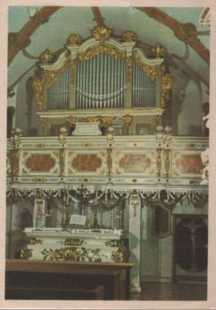 Burgk - Schloßmuseum, Silbermannorgel - 1957 Burgk - Schloßmuseum, Silbermannorgel - 1957