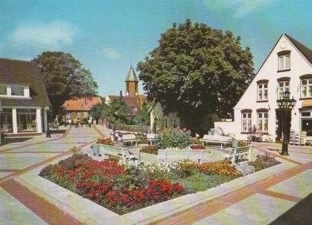 Wyk auf Föhr - Blick zum Glockenturm - ca. 1975 Wyk auf Föhr - Blick zum Glockenturm - ca. 1975