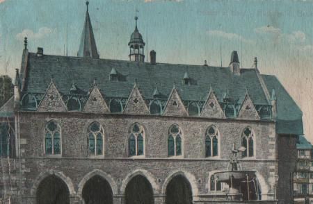 Goslar - Rathaus - 1914 Goslar - Rathaus - 1914