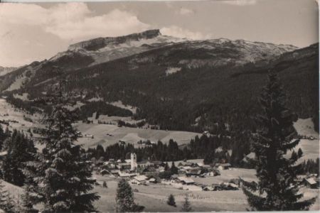 Österreich - Riezlern - mit Hoch Ifen - 1955 Österreich - Riezlern - mit Hoch Ifen - 1955